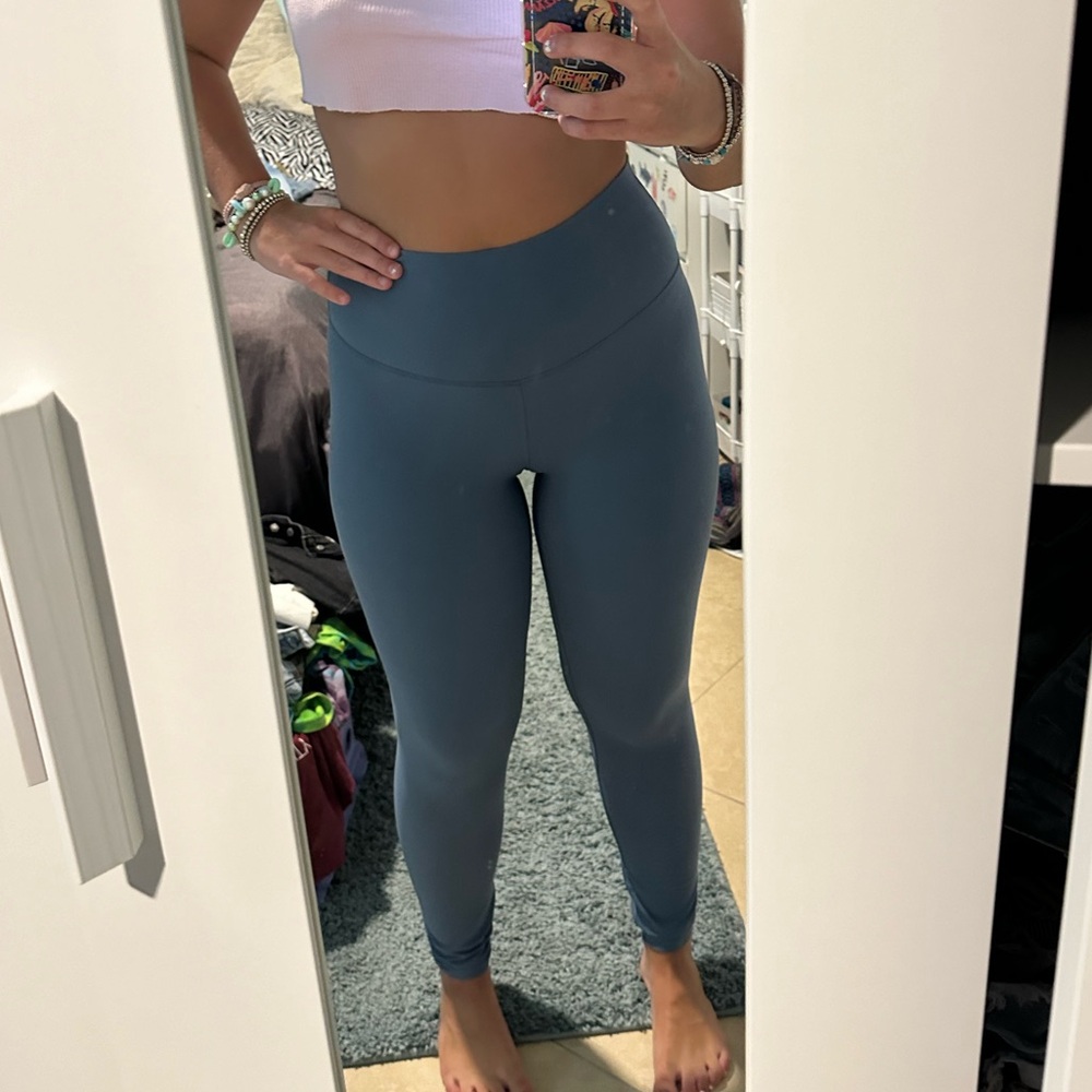 blue lululemon leggings
